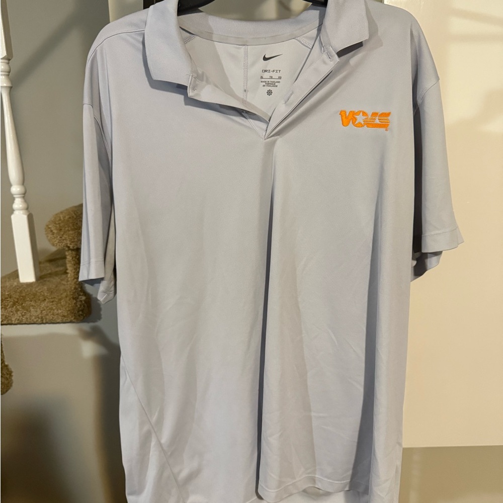 Nike Gray Performance Polo Shirt Tennessee